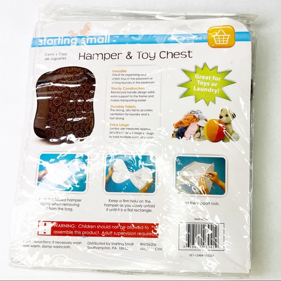 Hamper & Toy Chest Baby Toys Organizer - Picture 2 of 2